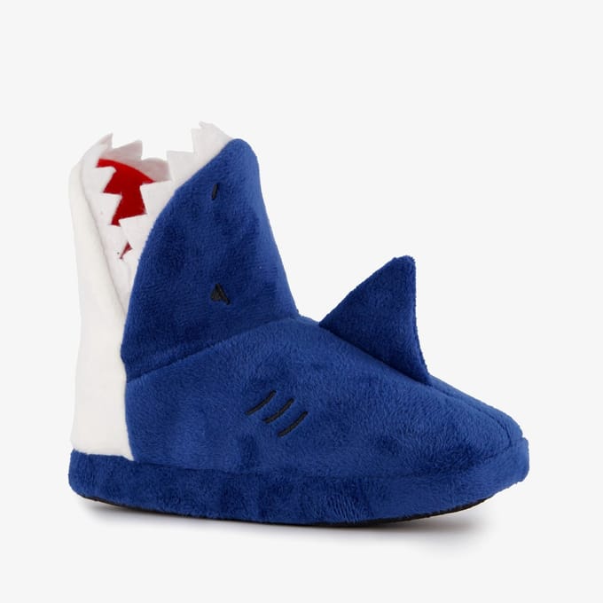 Thu!s kinder pantoffels haai blauw - Maat 32/33 - Sloffen
