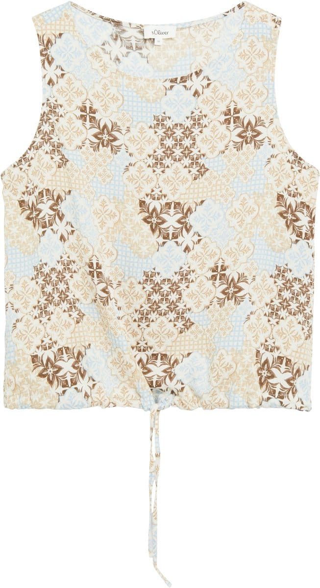 regular fit blousetop van viscosemix