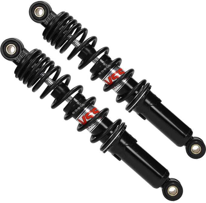 Schokbrekerset YSS High Performance Pro X Citta, Puch Maxi, Tomos 300mm zwart
