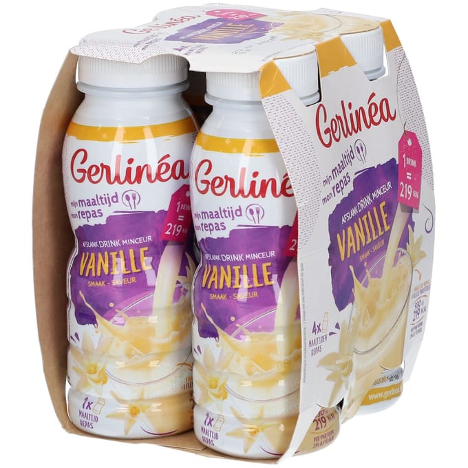 Gerlinéa Mijn Maaltijd Drinkmaaltijd Vanille 4-Pack 4x236 Drinkbare oplossing