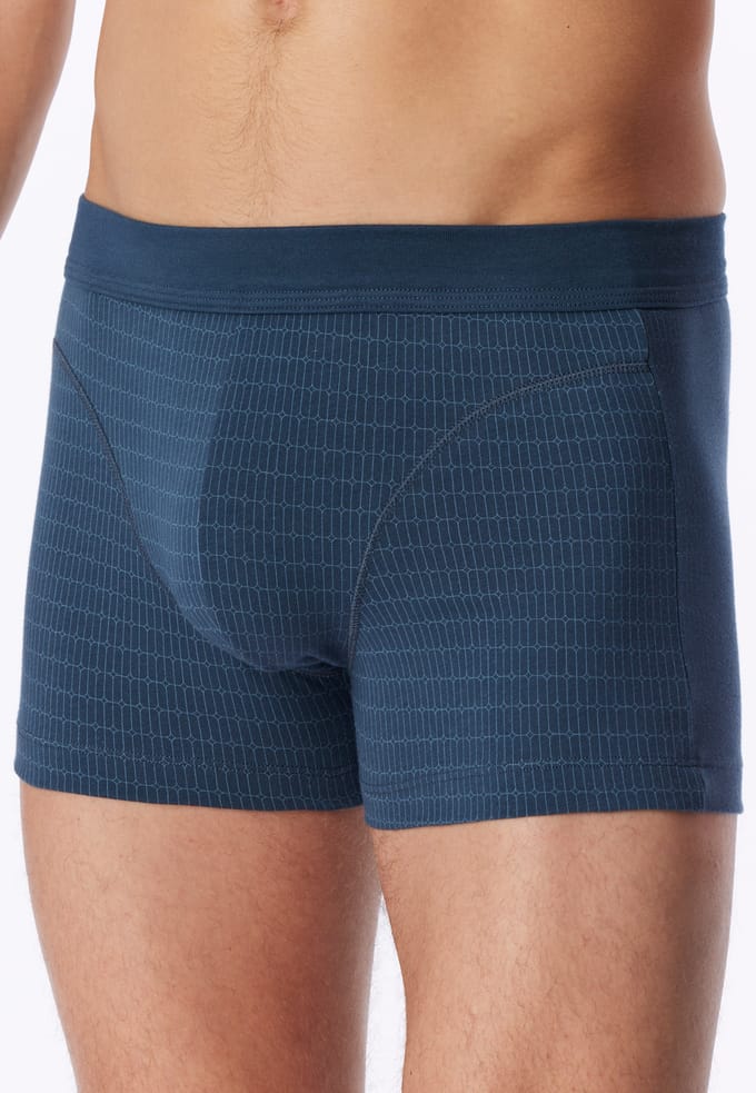 Shorts met patroon, diepblauw - Comfort Fit 10