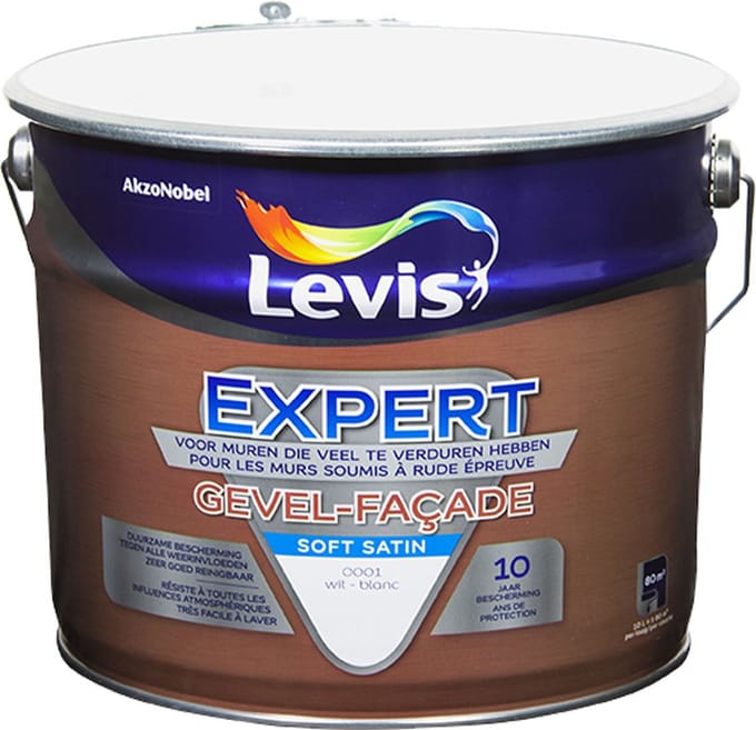 Levis - Expert Gevel - Wit - 10 L