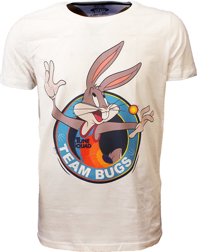 Looney Tunes Space Jam 2 Team Bugs Bunny T-Shirt Wit