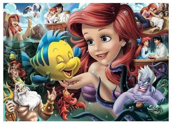 Ravensburger WD De kleine zeemeermin 1000 stukjes Volwassenen puzzels