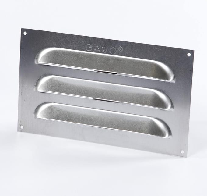 Gavo Schoepenrooster aluminium 25 x 15cm (Prijs per stuk)