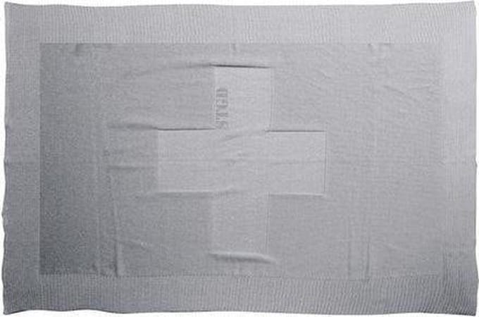 Stapelgoed Cross Roads - Plaid - Katoen - 150x100 cm - Grijs