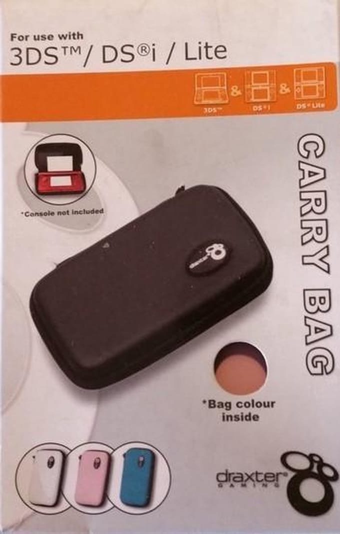 Carry Bag Pink for DSLite / DSi / 3DS
