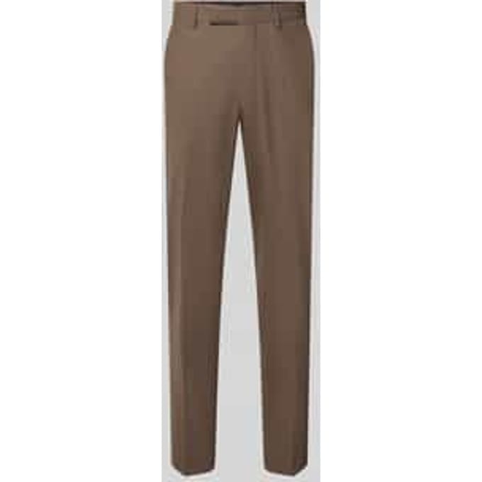 straight fit broek met scheerwol model 'Totti'
