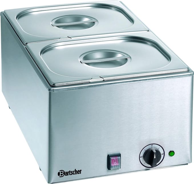 Bain Marie - Elektrisch - Tafelmodel - 2x 1/2 GN - Bartscher 200232