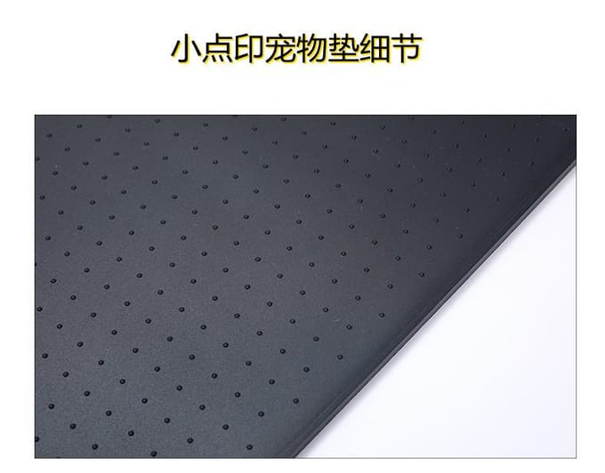 Siliconen huisdiermat antislip, waterdicht, morsbestendig, gemakkelijk schoon te maken kattenpoot placemat, groot blue