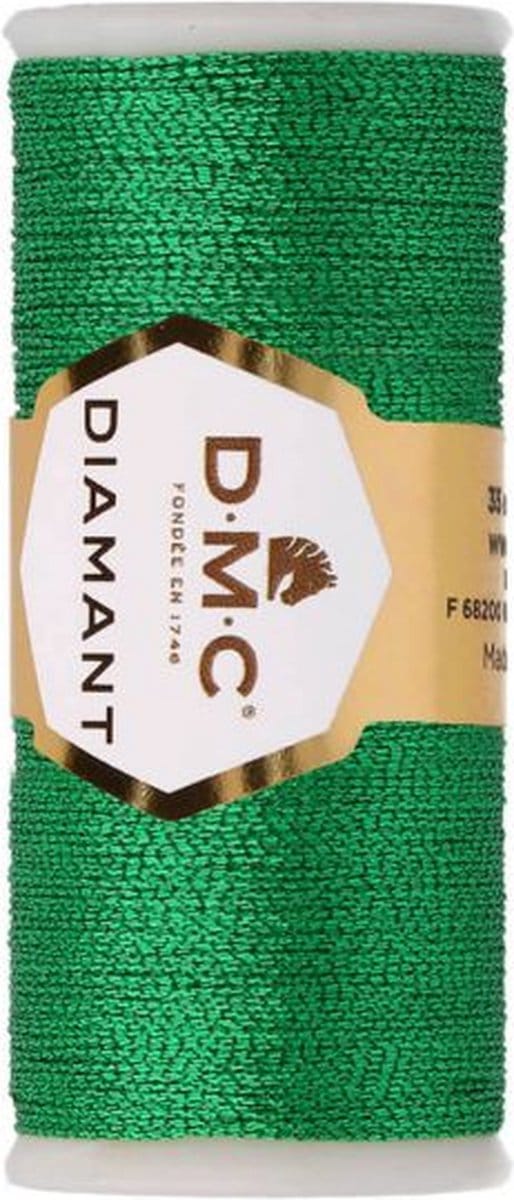 DMC DIAMANT METALLIC BORDUURGAREN groen, 35 meter, D0699