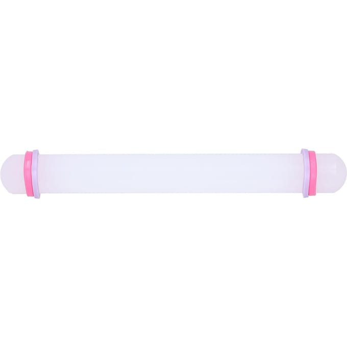23cm Anti-aanbak Deegroller Koekjes Biscuits Fondant Taart Deegroller DIY Bakgereedschap white