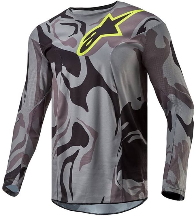 Alpinestars Racer Tactical Jersey Cast Grijs Camo Magneet -