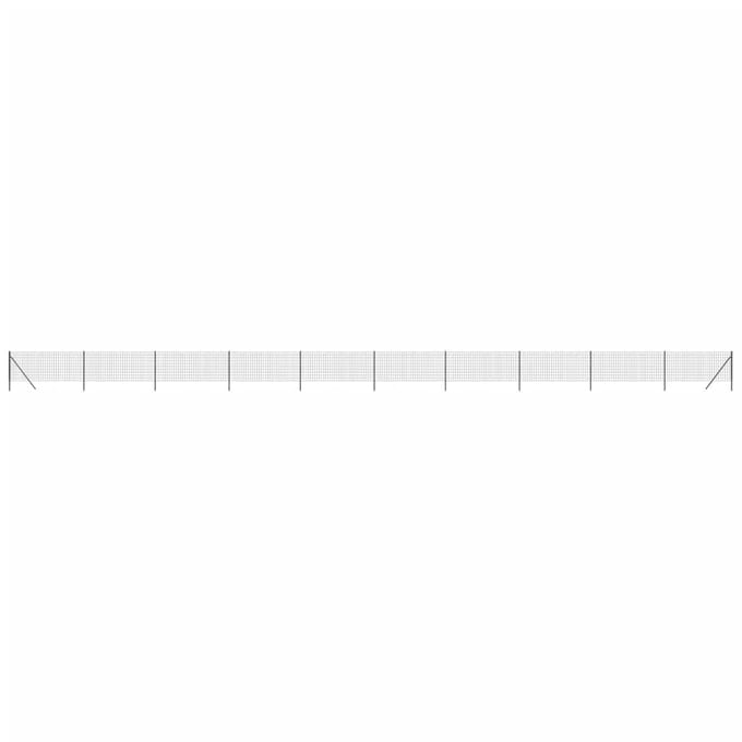 vidaXL - Draadgaashek - 0,8x25 - m - gegalvaniseerd - staal - antracietkleur