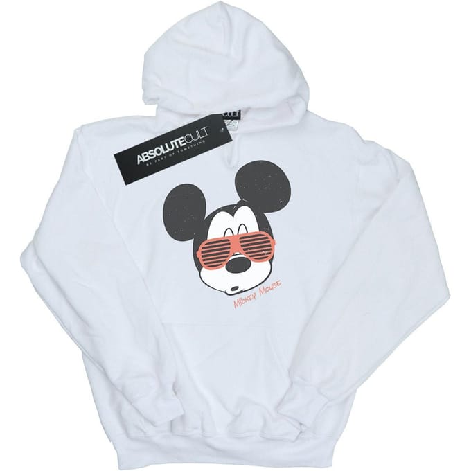 Disney Dames/Dames Mickey Mouse Zonnebril Hoodie (Wit)
