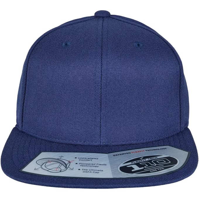 Flexfit - 110 Fitted Snapback navy one size Snapback Pet - Blauw