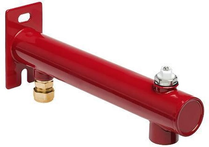 Bonfix expansievatconsole 3 gaats, gemonteerd messing ROOD
