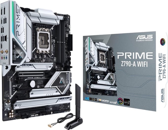 ASUS PRIME Z790-A WIFI (V2) Moederbord - Intel Z790 - Intel LGA1700 - DDR5 RAM - ATX