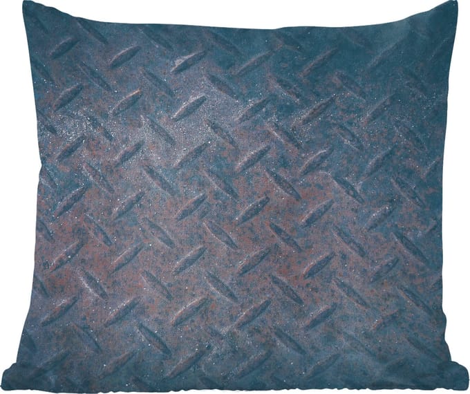 Sierkussens - Kussentjes Woonkamer - 60x60 cm - IJzer - Platen - Roest