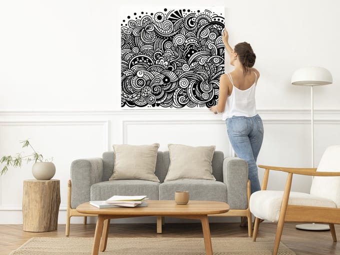 Kunstprint | Wanddecoratie | Dibond | 100 × 100 cm