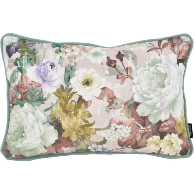 Gek op kussens! Sierkussen velvet leia flor #2 | 30 x 50 cm | polyester