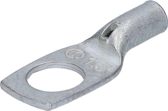 10 stuks Kalitec A03-M5 buiskabelschoenen 0,25-1,5 mm² M5 ongeïsoleerd van vertind koper