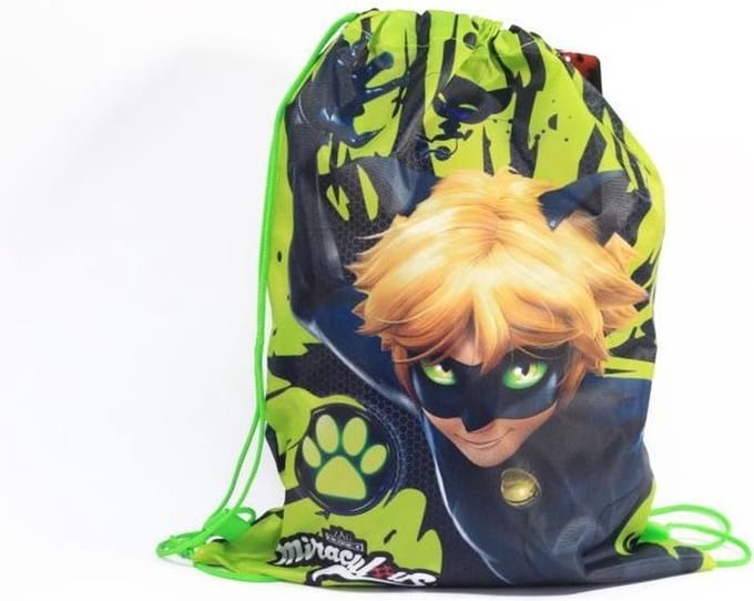 Miraculous Ladybug - Cat Noir - zwemtas / gymtas