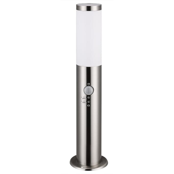 Monzana Buitenlamp – met Bewegingsensor RVS E27 - IP44 Zilver