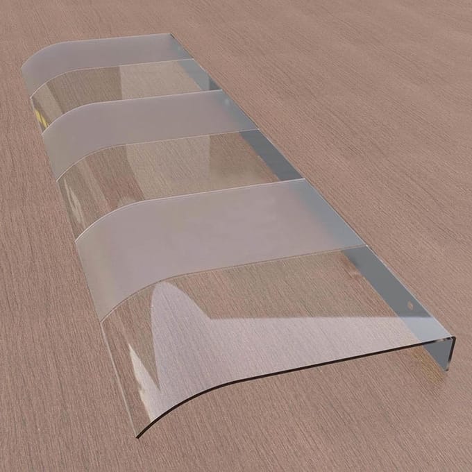 Deur Luifel - Overkapping Entree - Bescherming Buiten - Hagelslag Dicht - 40x100cm - Transparant