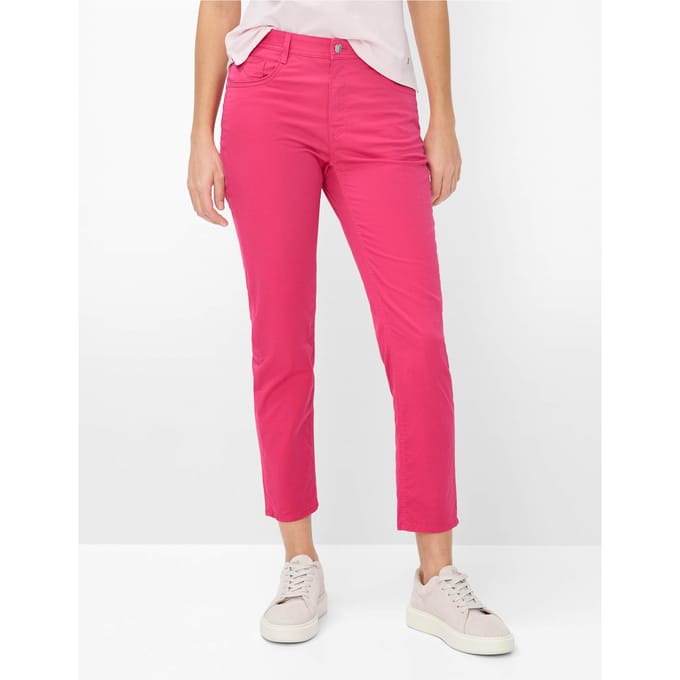 Brax Dames Broek  Style CAROLA S RASPBERRY SORBET, roze, maat 48K