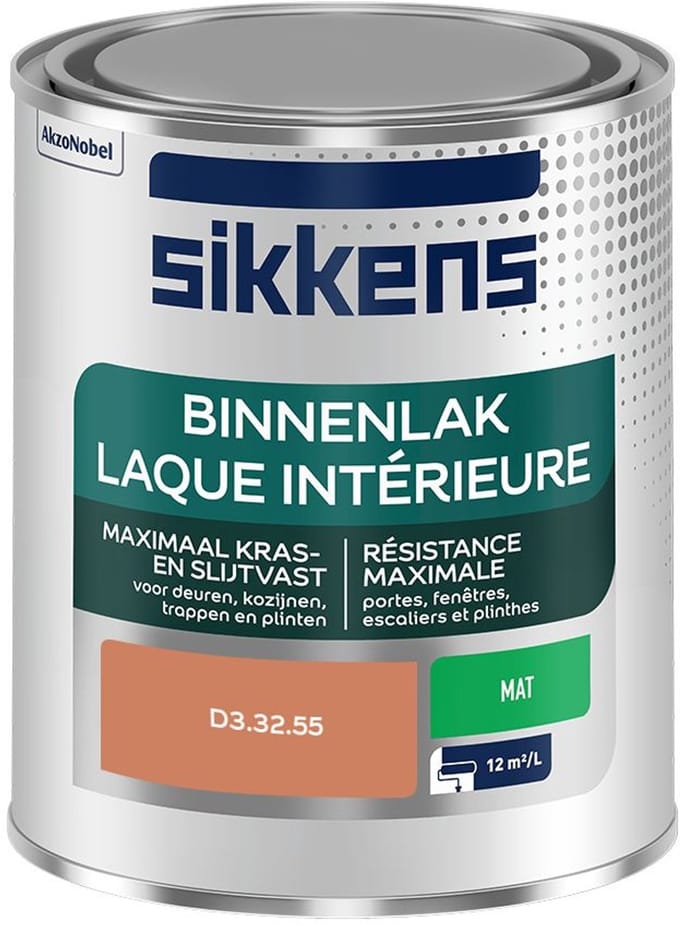 Sikkens - Binnenlak Mat - D3.32.55 - Mengverf - 750 Ml