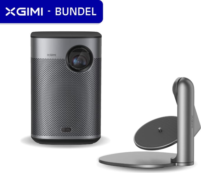 XGIMI Halo+ en Multi Angle Statief - Draagbare Smart-projector - Beamer - Harman/Kardon 2 x 5W luidsprekers - Chromecast - 700 ISO Lumen - Dolby Audio - Bluetooth - DTS-HD