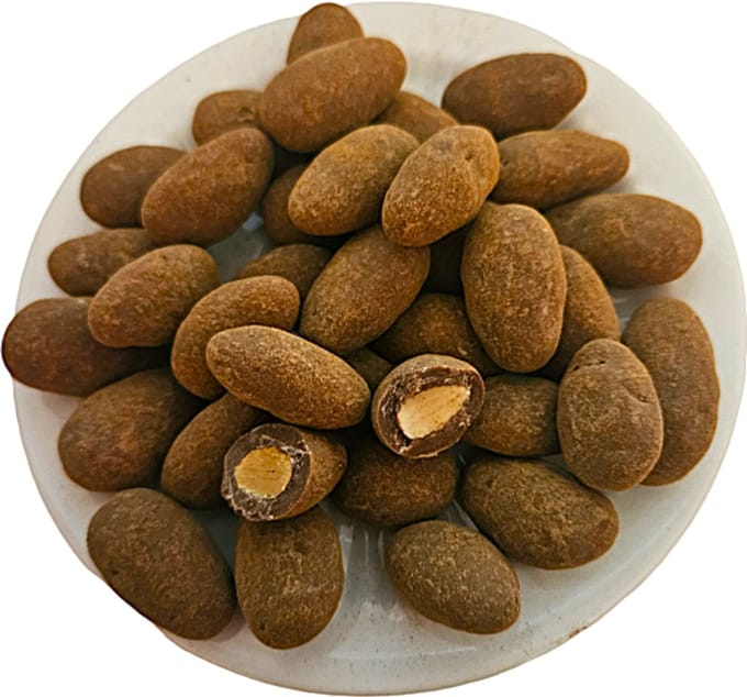 Belgische Chocolade Amandelen met Kaneel 500 g | Premium Snack |
