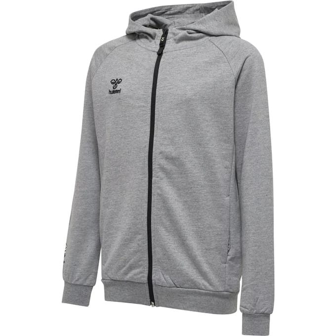Katoenen zip-up hoodie voor kinderen Hummel Move Grid