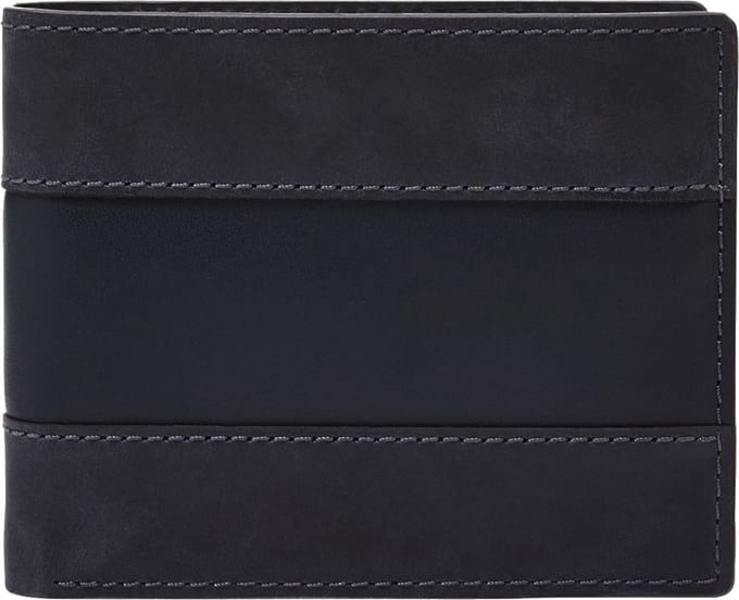 FOSSIL Kaarthoes Everett Bifold Flip ID Midnight Navy Donkerblauw