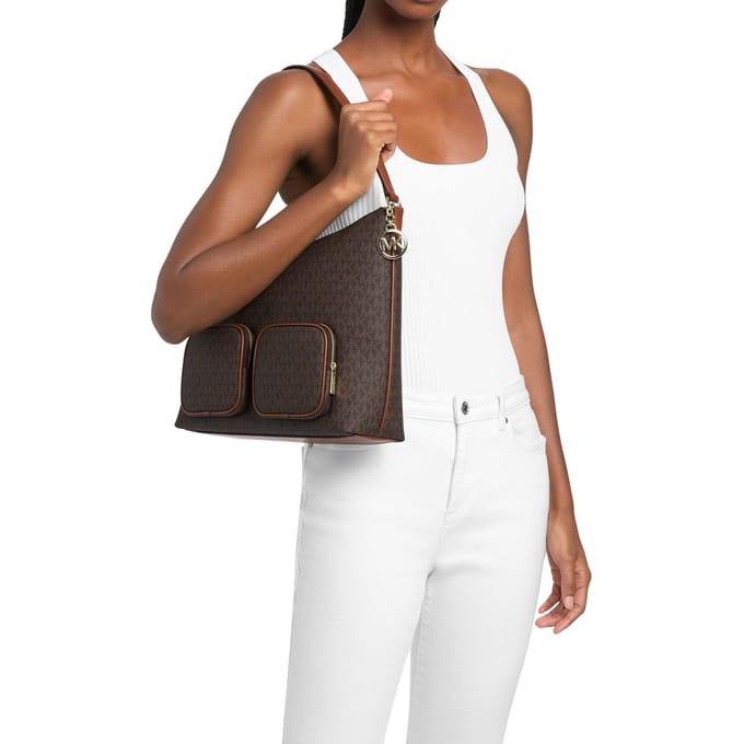 Michael Kors Large Cargo Shoulder Brown Taglia: OS | Borse a mano Outlet | Donna | Marrone