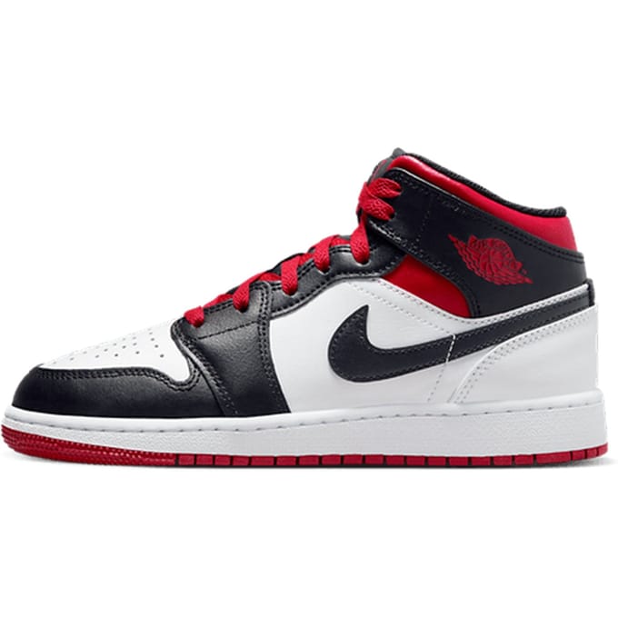 Air Jordan 1 Mid Gym Red Black Toe (GS)