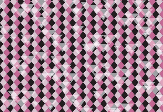 Fotobehang Modern Abstract Diamond | PANORAMIC - 250cm x 104cm | 130g/m2 Vlies