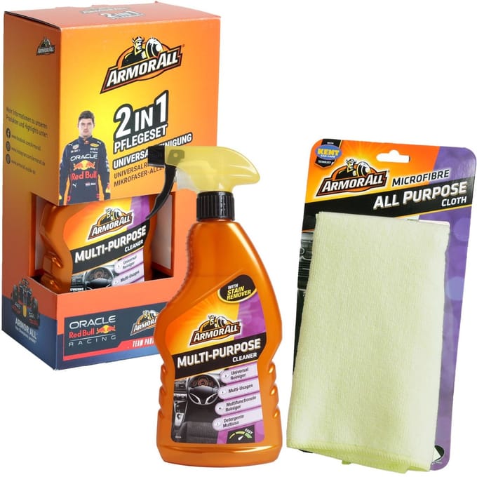 2-in-1 set universele reiniger + doek 500 ml