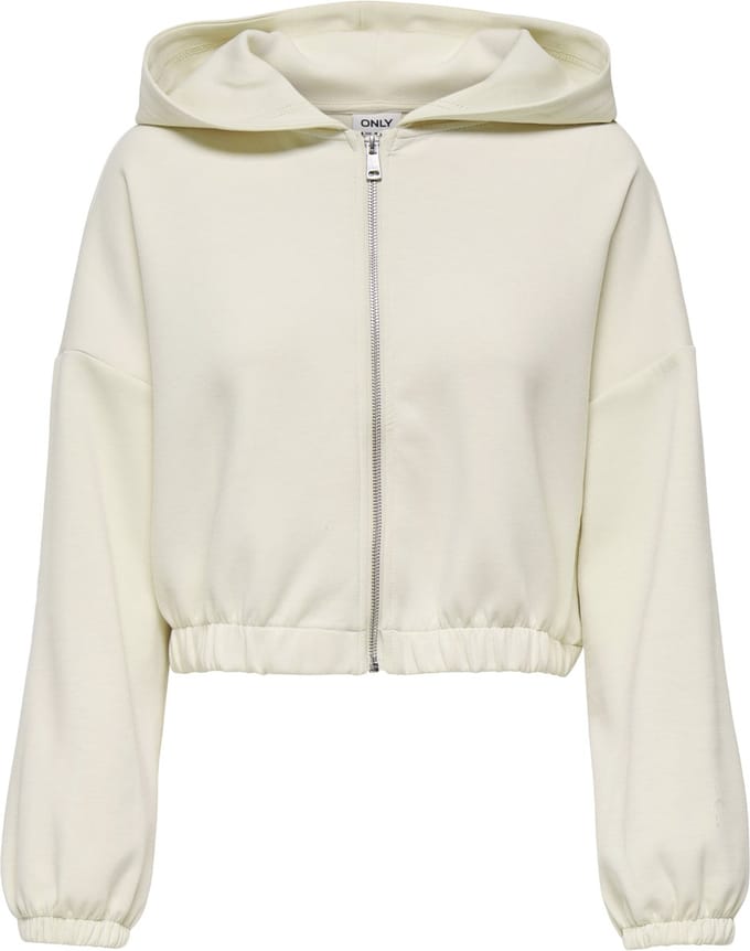 ONLY - ONLSCARLETT LS ELASTIC ZIP HOOD SWT Dames Trui