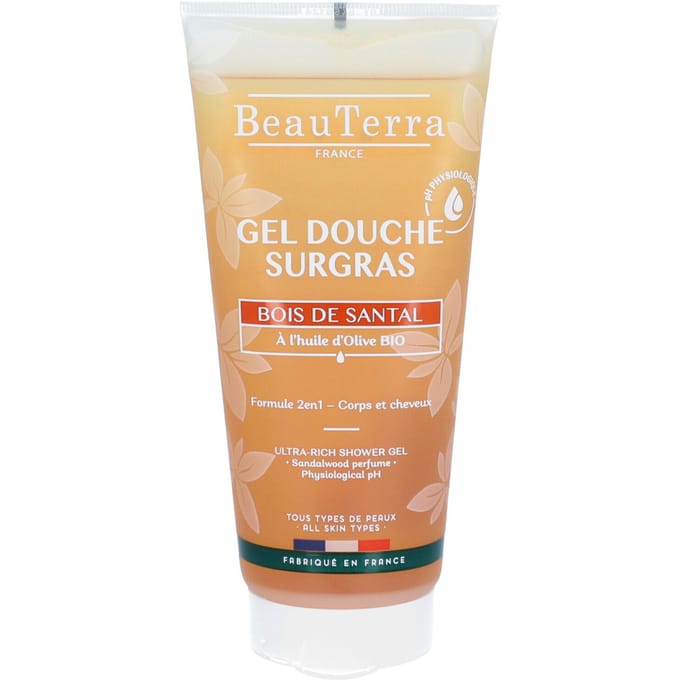 BeauTerra Ultra Rich Shower Gel Bois De Santal 200 ml