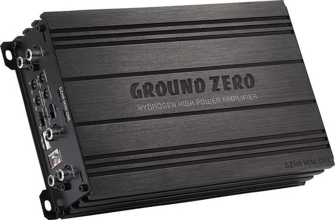 Ground Zero GZHA MINI ONE - Autoversterker - 630 Watt - Monoblock Auto Versterker - 1 Ohm