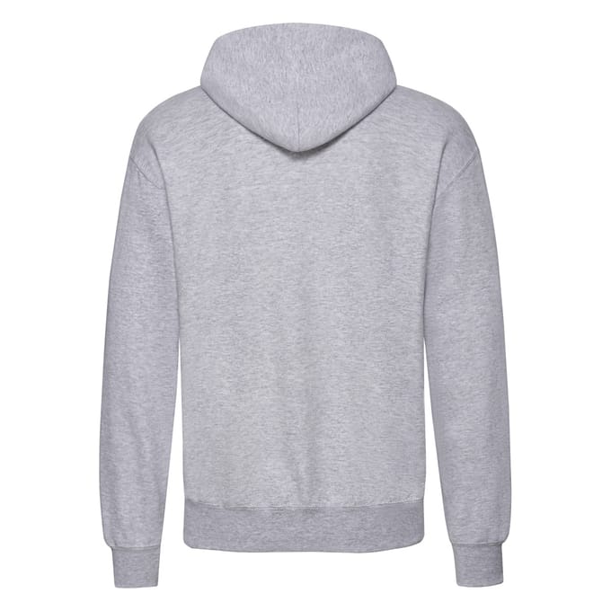 Fruit of the Loom Heren Classic Heather Hoodie (Heide Grijs)