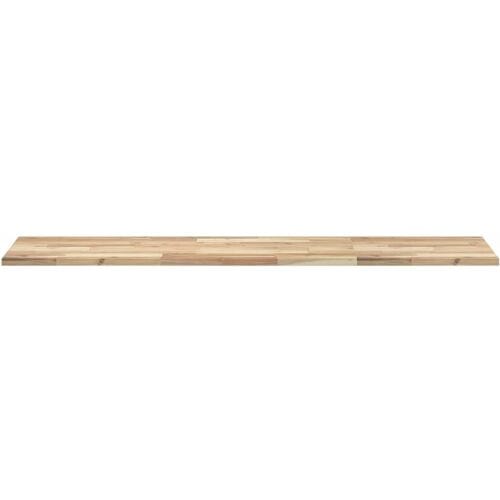 vidaXL - Wastafelblad - 140x40x2 - cm - onbehandeld - massief - acaciahout