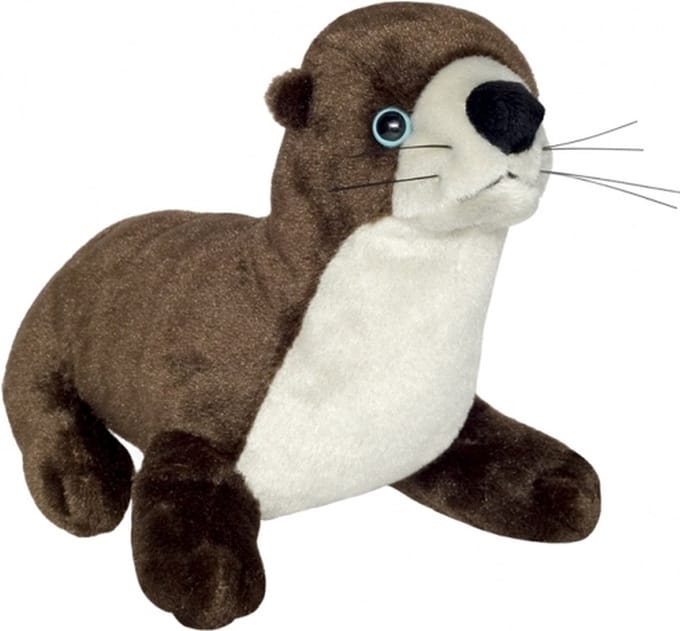 Pluche rivierotter knuffel 33 cm