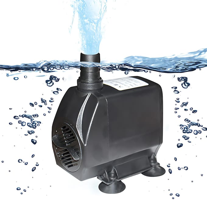 Mini dompelpomp voor water Debiet instelbaar Max 2500L/H Debiet 8,2ft Lift Draagbare elektrische pomp met US plug