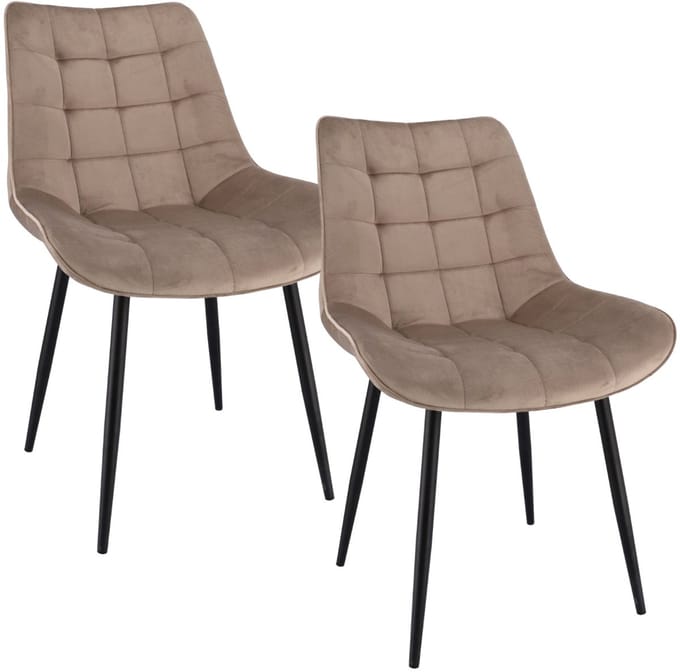 2 x MISTY stoel beige (nieuwe codes)