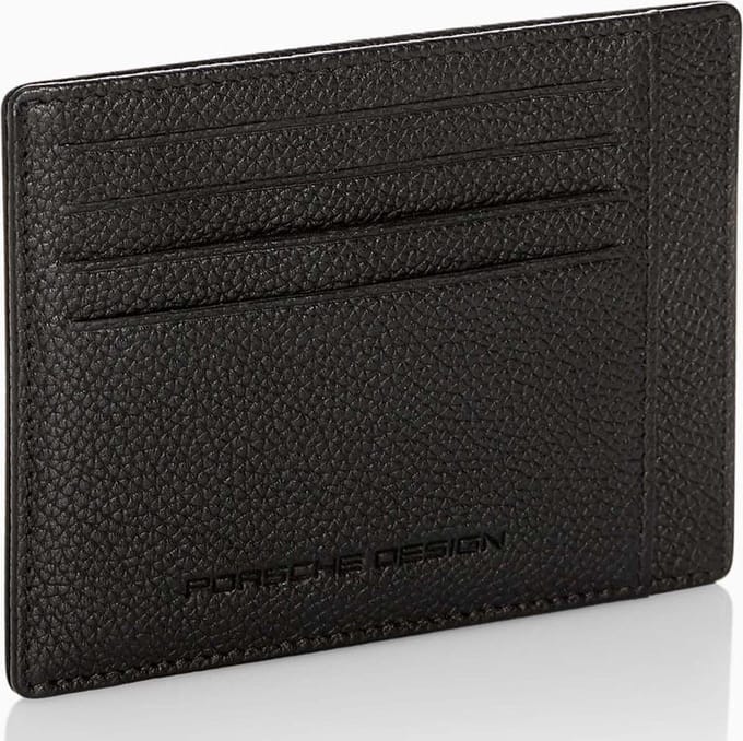PORSCHE DESIGN Kaarthouder Voyager Cardholder 4 Black Zwart