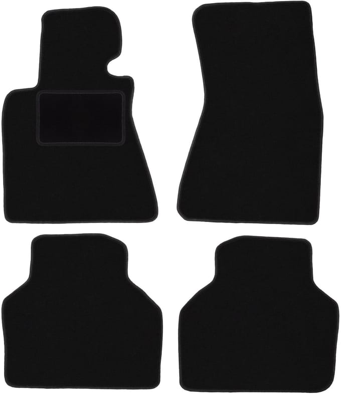 Zwarte veloursmatten voor: BMW 7 E66 sedan lang (2001-2008)
