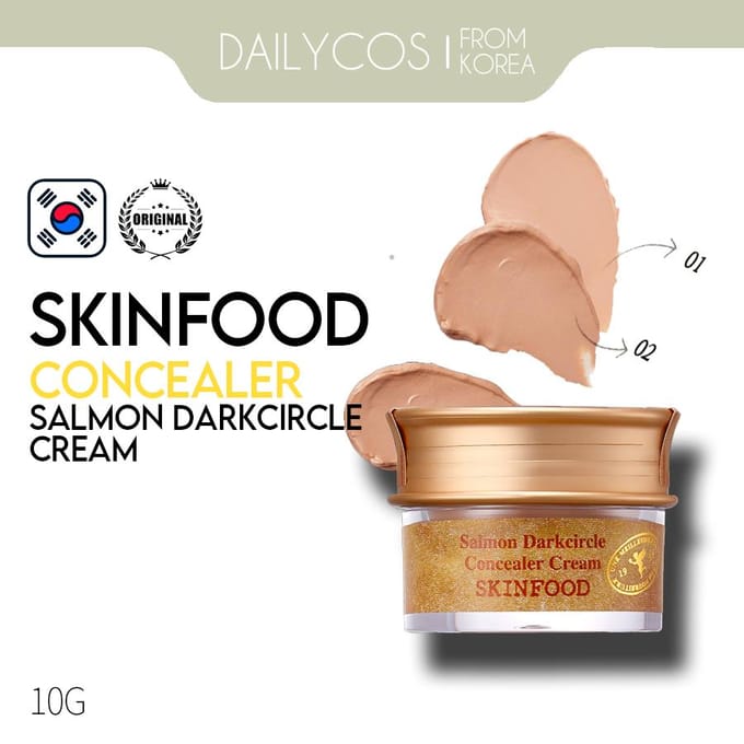SKINFOOD Zalm Dark Circle Concealer Crème 10g(0,35 oz) 01 beige
